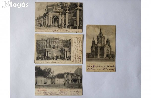 Ritka antik Szentpétervár 1902-1903 fekete/fehér képeslap