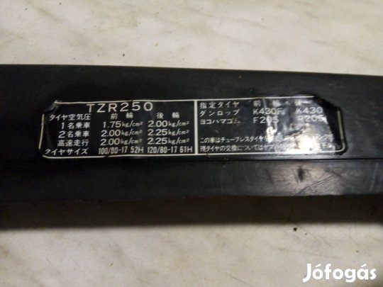 Ritka belpiacos Yamaha Tzr250.láncvédő