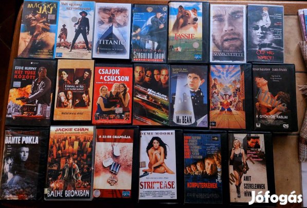Ritka értékes VHS kazetta gyűjtemény