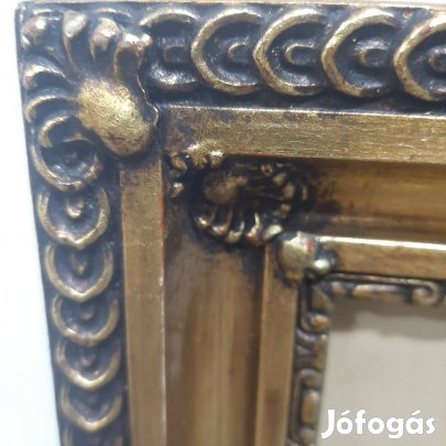 Ritka keretben régi gobelin kép