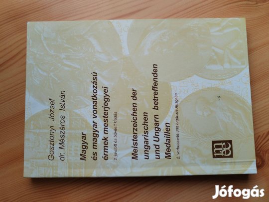 Ritka szakkönyv "Magyar érmék Mesterjegyei"