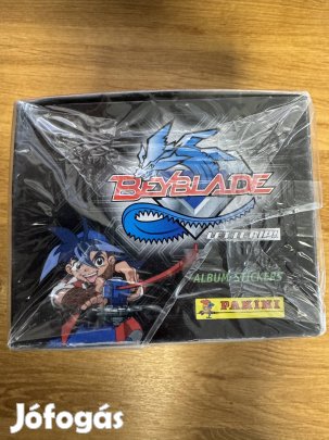 Ritkaság Beyblade Panini matrica bontatlan doboz 50db