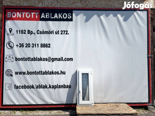 Ritkaság! 38x80 Nyíló Hőszigetelt műanyag ablak Számlával