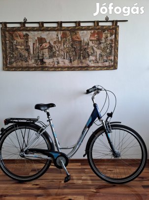 Ritkaság! Kalkhoff német női trekking kerékpár, Shimano agyváltó 