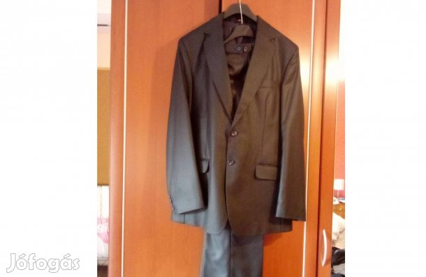 Ritz fekete 50 zakó 48 nadrág öltöny újszerű magyar készítő