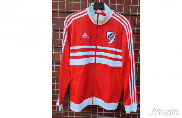 River Plate eredeti adidas cipzáras piros felső (M)