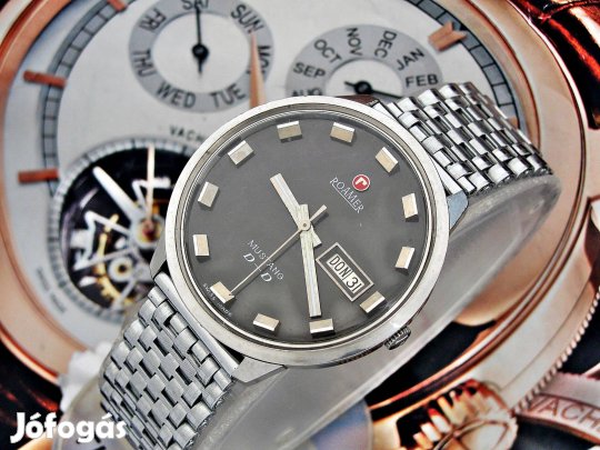 Roamer Mustang D+D automata karóra 1970-es évek dobozzal