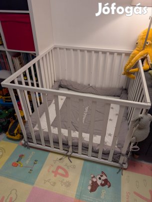 Roba Rock Star Baby 2 100 x 100 White fa járóka