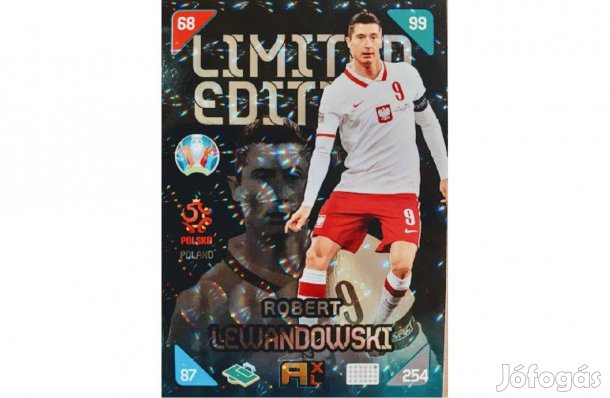 Robert Lewandowski Lengyelország Limited focis kártya Kick Off 2021