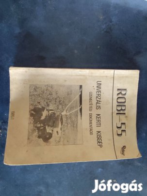 Robi 55 gyári könyv hiánytalan útmutató postázom is