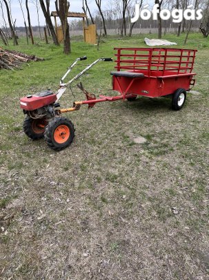 Robi 55 kapálógép Rota kapa utánfutó 