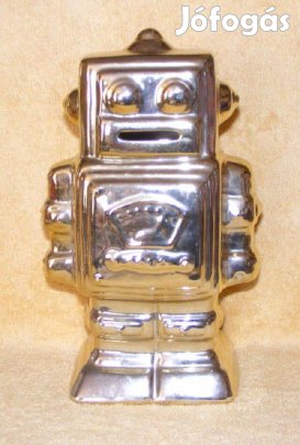 Robot porcelán persely