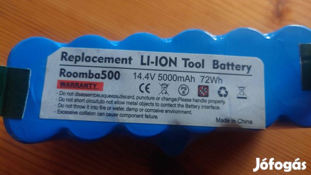 Robot porszívó akkumulátor
