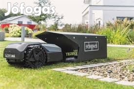 Robotfűnyíró garázzsal!20-60 mm vágási magasság, esőérzékelő