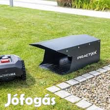 Robotfűnyíró garázzsal!-Practixx PX-RRM-600Wi-Vezérlés alkalmazáson