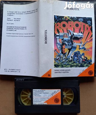 Robotix - rajzfilm vhs - nagytok