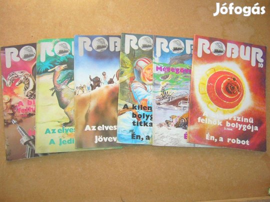 Robur sci-fi / fantasy magazin 6 db