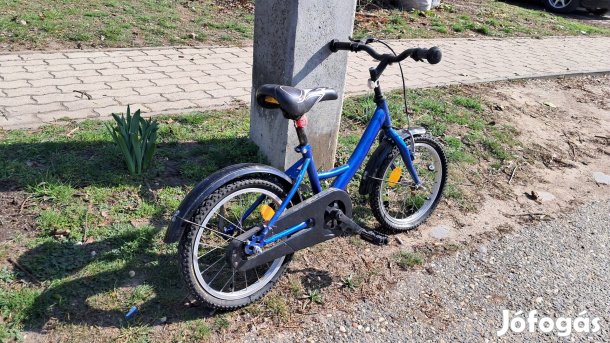 Robusztus Kék Gyerek Bicikli + 2 pótkerék