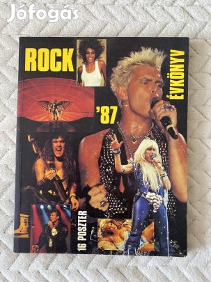 Rock Évkönyv '87 megkímélt állapotban eladó!