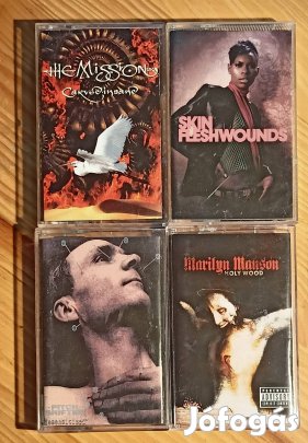 Rock és Metál zene magnó kazetták