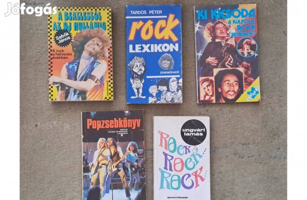 Rock könyv csomag (5 db egyben)
