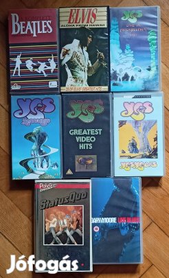 Rock zene VHS koncertek egyben 