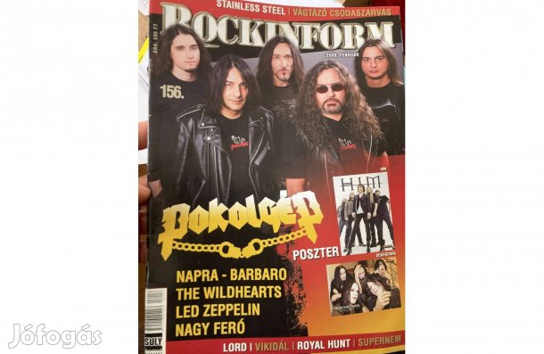 Rockinform 2008 február Pokolgép HIM Nagy Feró Led Zeppelin