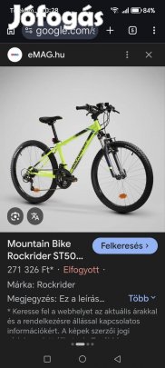 Rockrider  ST-500 24"-es bicikli!