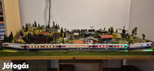 Roco DB gyorsvonati személyvagonok világítással H0-ás