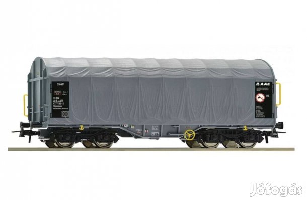 Roco D-AAE Shimmns lemeztekercs szállító kocsi H0