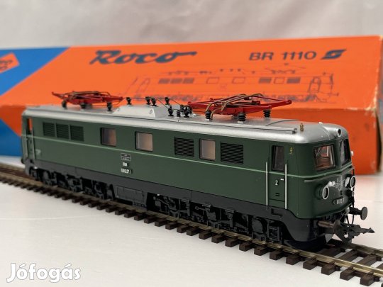 Roco H0 BR 1110  zöld mozdony villanymozdony Új 1110.17