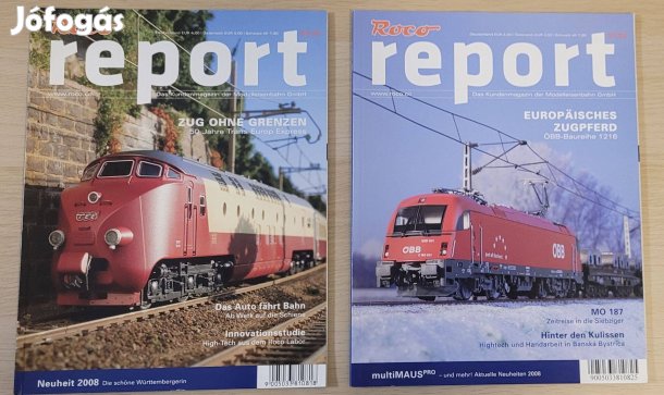 Roco Report vasútmodell magazinok