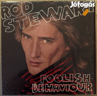 Rod Stewart Foolish Behaviour amerikai bakelit hanglemez poszterrel