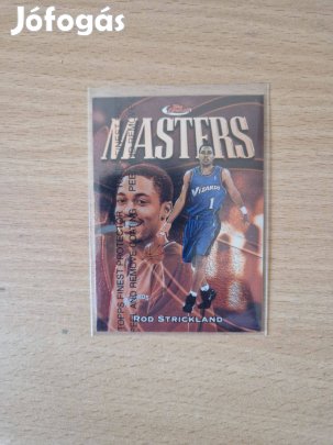 Rod Strickland Topps Finest Masters 1997-98 #264 M60 kosaras kárrya