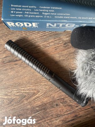 Rode NTG-1 puskamikrofon + deadcat