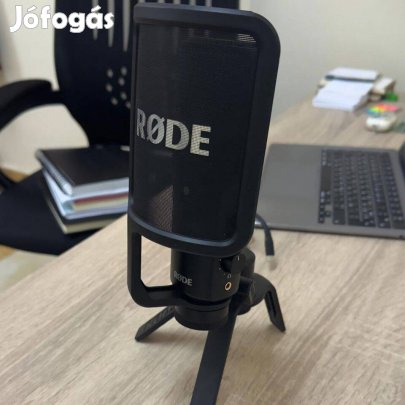 Rode NT-USB kondenzátor USB mikrofon fejhallgató erősítővel