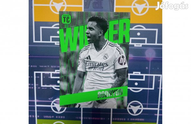 Rodrygo (Real Madrid) Winner Panini Top Class 2025 focis kártya