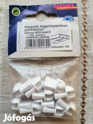 Rögzítő függönysínhez, gömbölyű 