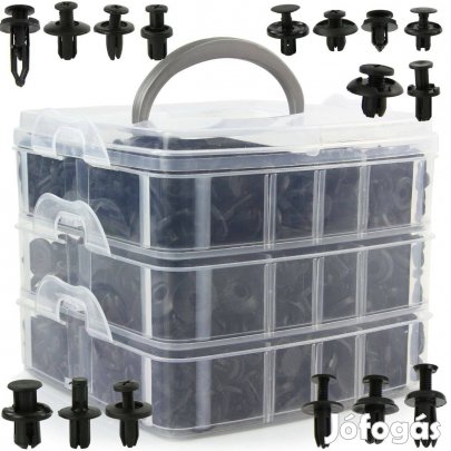 Rögzítő patent készlet autóhoz 630db-os - M66569