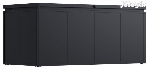 Rojaplast NOBLE 830 L fém tárolódoboz  acél kerti tároló, sötétszürk