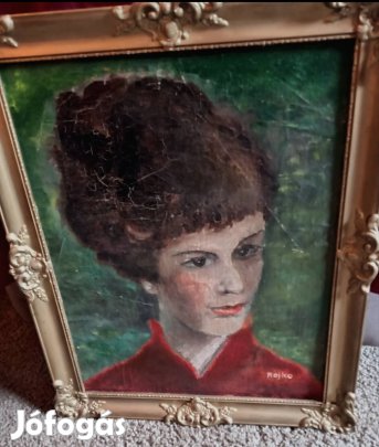 Rojkó B Ibolya festmény keretáron