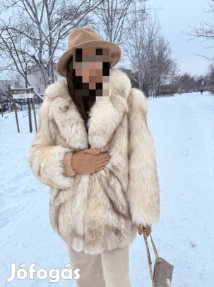 Róka szőrme bunda 