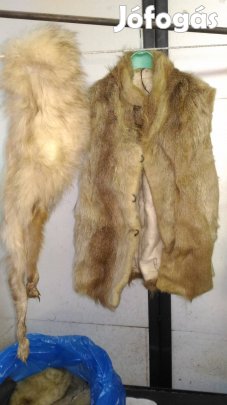 Rókaprém mellény és sapka -Filmforgatásra!