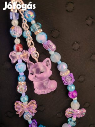 Rókás Telefondísz,táskadísz,kulcstartó