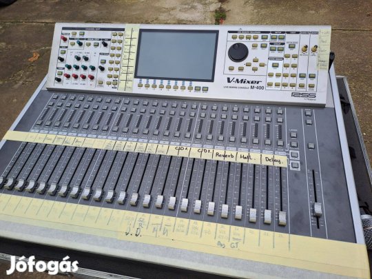 Roland M400 Vmixer rackben+ 2digitbox+ cat 5 kábel