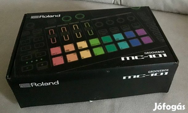 Roland MC101 szinti, groovebox, sequencer, hangmodul, kontroller