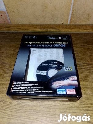 Roland cakewalk um-2g usb midi interface új