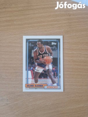 Rolando Blackman Topps 1992-93 #355 kosaras kártya