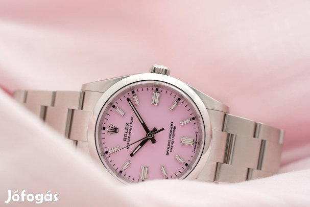Rolex Oyster Perpetual 36 - Candy Pink -2023-full szett