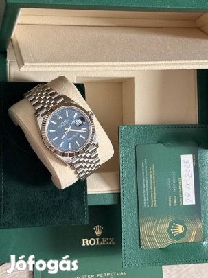 Rolex datejust 41mm 2025 uj hordatln full szettben eladó